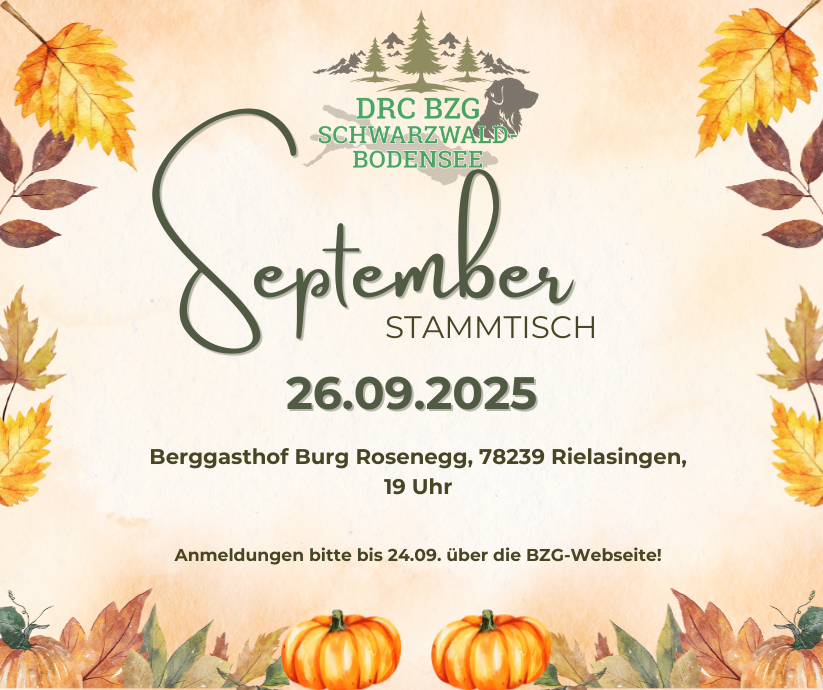 September Stammtisch HP