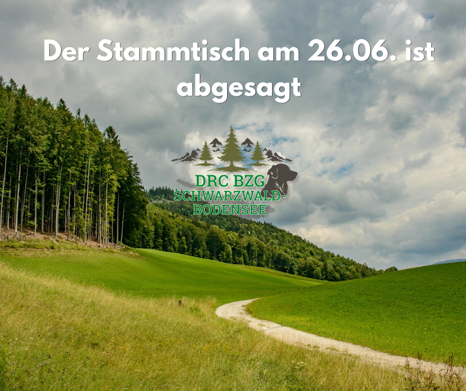 Der Stammtisch am 26.06. ist abgesagt